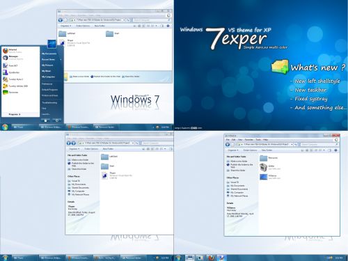 7exper Windows 7 VS para XP
