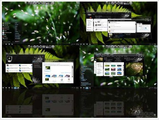 Blaque Theme for Windows 7