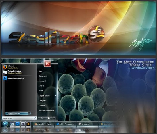 Steelflash Final Vista Theme (for Vista SP1 & SP2)