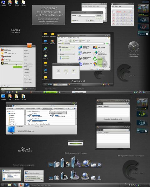 WindowBlinds Skin : Corsair UmbrellaMOD.CoM WindowBlinds Skin : Corsair UmbrellaMOD.CoM