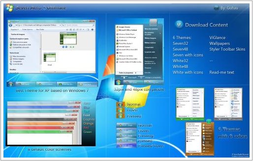 Seven Aero 3 Ultimate para Windows Vista